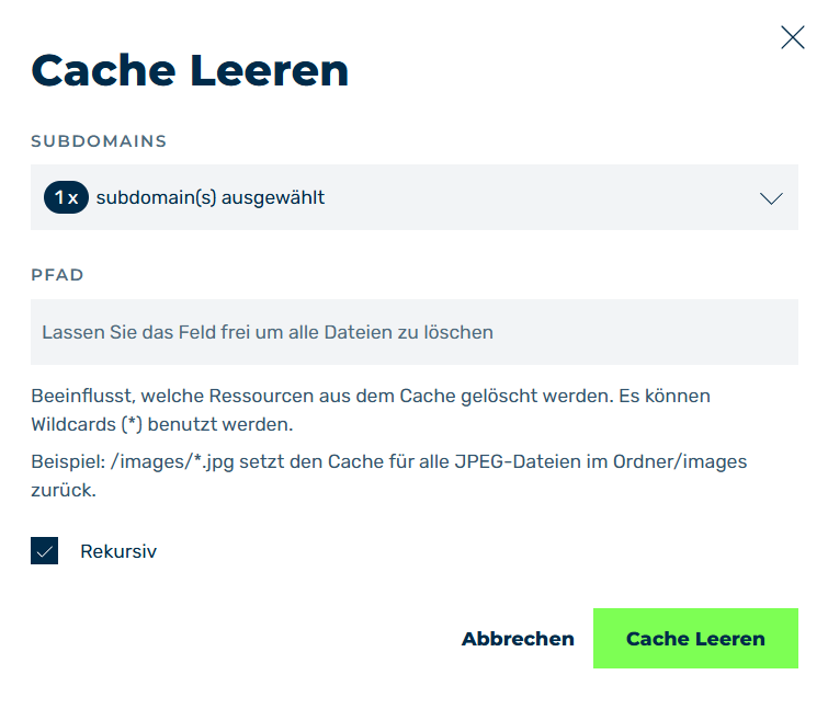 dialog_clear_cache_DE